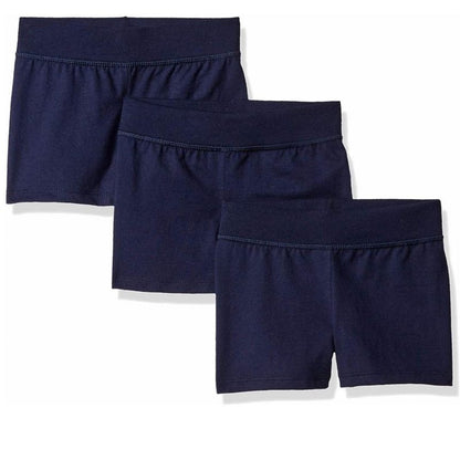 Hanes Girls' Jersey Shorts, 3-Pack