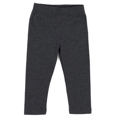 Leveret Girls Neutral Solid Color Legging