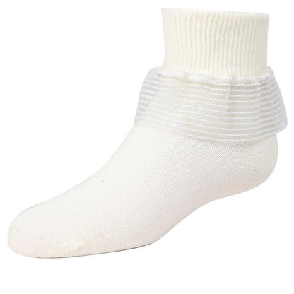Memoi Girls' Far Out Cotton Blend Lace Ruffle Socks