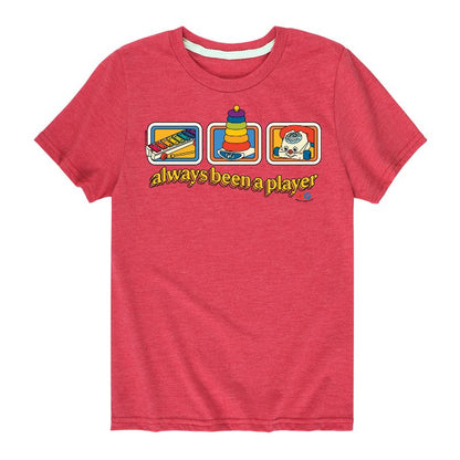 تي شيرت جرافيكي بأكمام قصيرة للأولاد من فيشر برايس - لاعب مدى الحياة