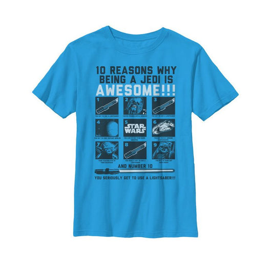 Boy's Star Wars 10 Reasons Being a Jedi T-Shirt