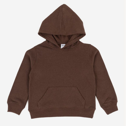 Leveret Kids Hooded Sweatshirt - Kids Hoodie Pullover Sweatshirt- With Kangaroo Pocket - Neutral Solid Color