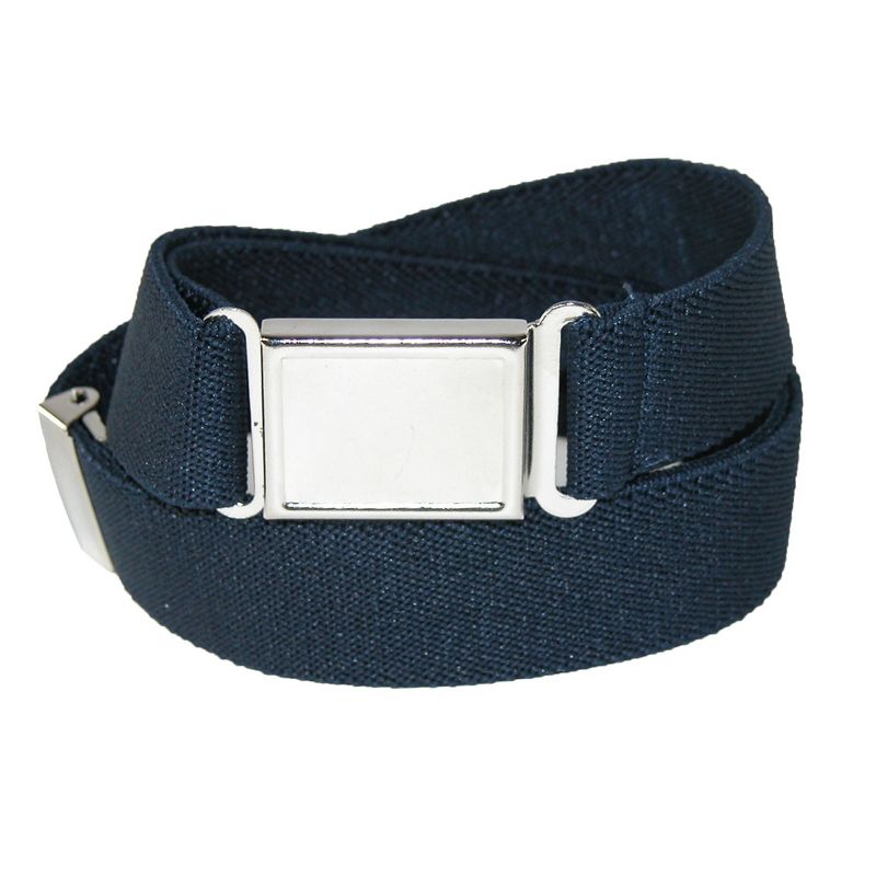CTM Kids' Adjustable Elastic Belt with Magnetic Buckle (Pack of 3)