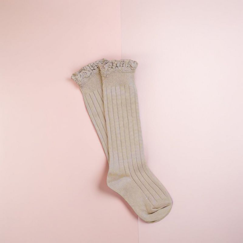Little Love Bug Company Lace Top Knee High Socks