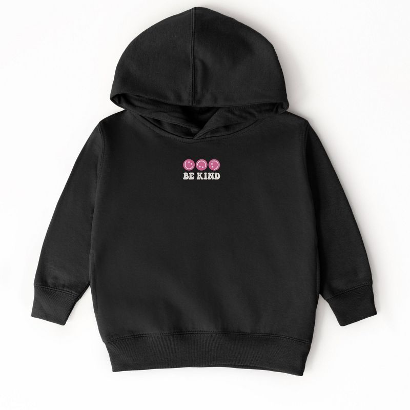 The Juniper Shop SmileyWorld Embroidered Be Kind Turning Smiles Toddler Hoodie