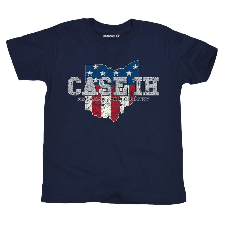 Boys' - Case IH - Country Patriotic OH Short Sleeve Graphic T-Shirt