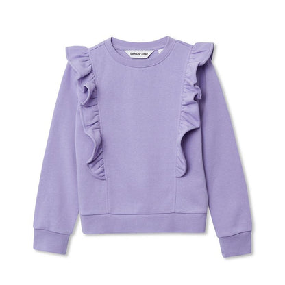 بلوزة لاندز إند للأطفال بأكمام طويلة من الصوف المريح مع كشكشة