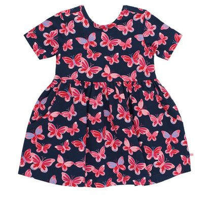 فستان بناتي محبوك بأكمام قصيرة من RuffleButts