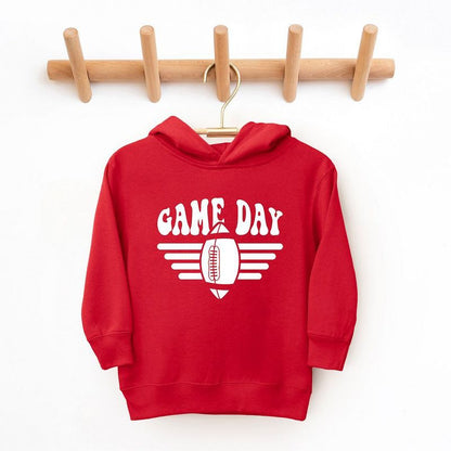 The Juniper Shop Football Game Day Stripes Toddler Graphic Hoodie