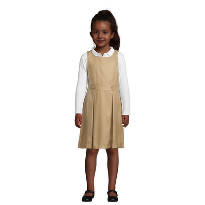 Lands' End Kids Uniform Solid Jumper