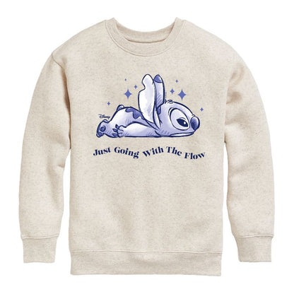 Boys' - Disney - Lilo & Stitch Graphic Long Sleeve Fleece Sweatshirt