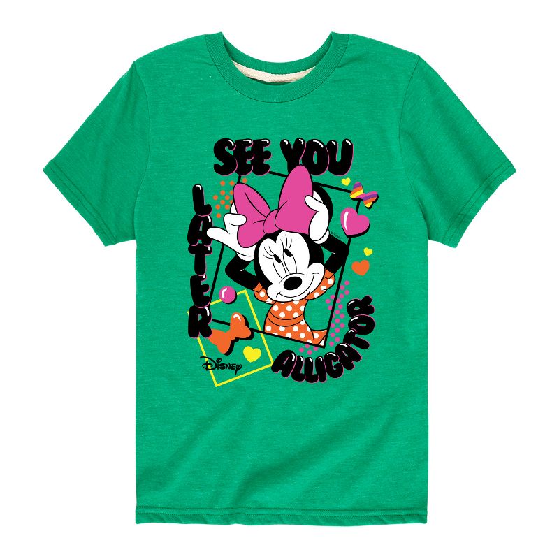 Boys' - Disney - Minnie Later Alligator Short Sleeve Graphic T-Shirt