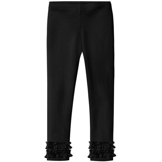City Threads USA-Made Girls Soft Cotton Ruffle Leggings