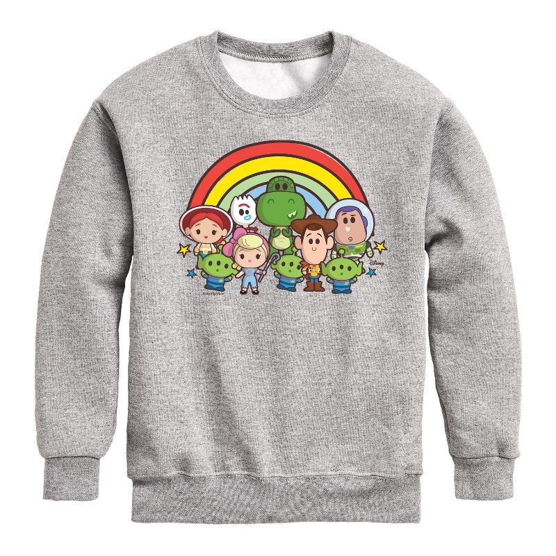 Boys' - Toy Story 4 -  Graphic Long Sleeve Fleece Sweatshirt