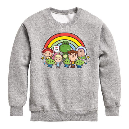 Boys' - Toy Story 4 -  Graphic Long Sleeve Fleece Sweatshirt