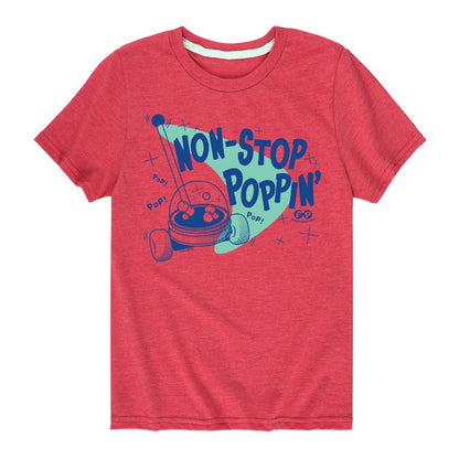 تي شيرت جرافيكي بأكمام قصيرة مطبوع عليه "Non Stop Poppin" للأولاد من Fisher-Price