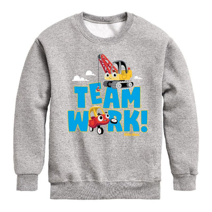 Boys' - Little Tikes - Teamwork Makes the Dream Work Graphic Long Sleeve Fleece Sweatshirt