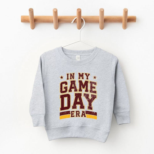 The Juniper Shop In My Game Day Era - Maroon Youth Ultra-Soft Graphic Sweatshirt