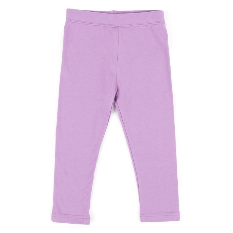 Leveret Girls Classic Solid Color Legging