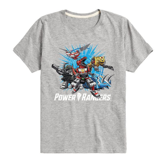 Boys' - Power Rangers - Zords Short Sleeve Graphic T-Shirt