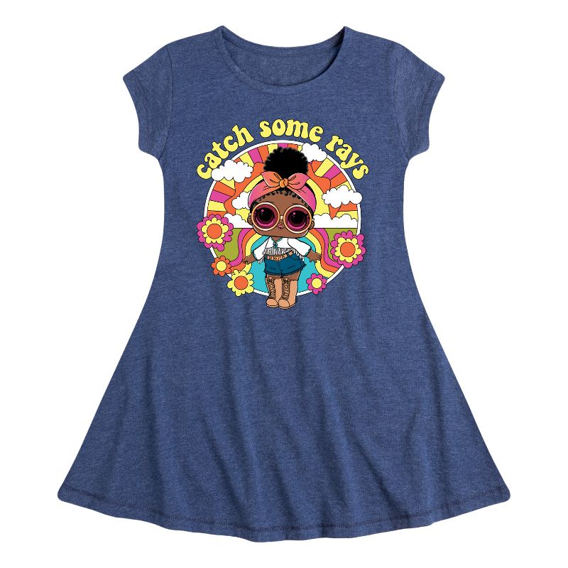 Girls' - LOL Surprise! - Catch Some Rays Fit & Flair Cap Sleeve Dress