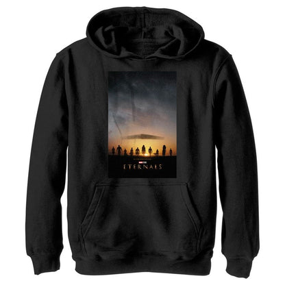 هودي بغطاء رأس من ملصق فيلم Marvel Eternals للأولاد