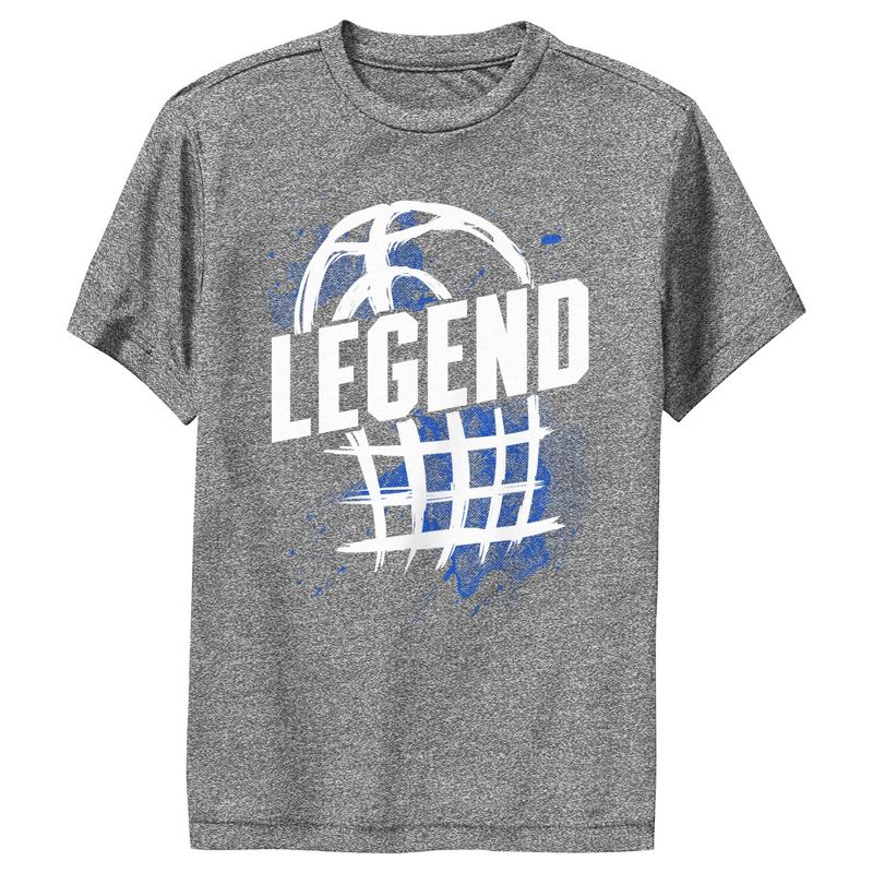 Boy's Lost Gods Basketball Legend Blue Performance Tee
