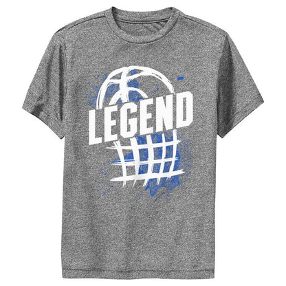 Boy's Lost Gods Basketball Legend Blue Performance Tee