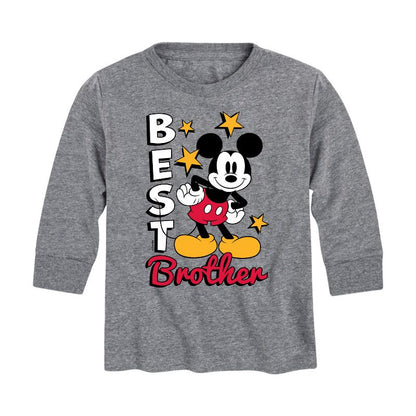 Boys' - Disney - Best Brother Long Sleeve Graphic T-Shirt
