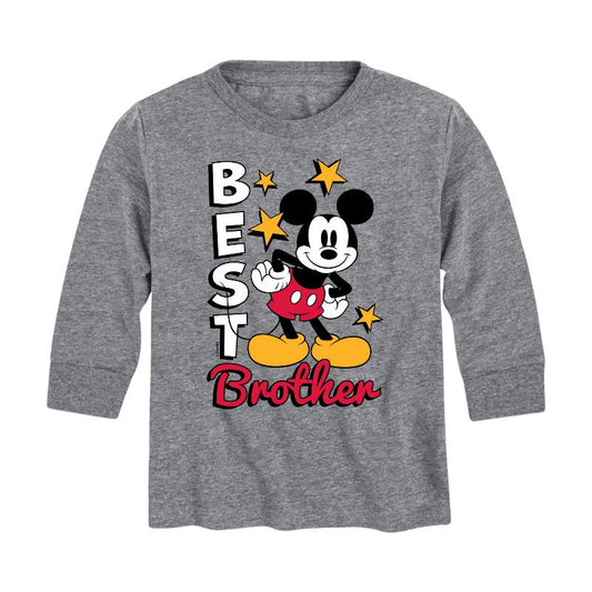 Boys' - Disney - Best Brother Long Sleeve Graphic T-Shirt