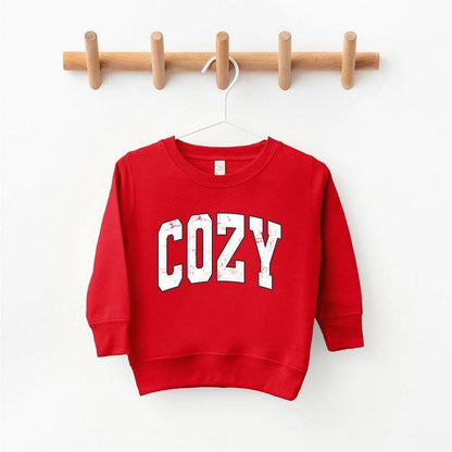 The Juniper Shop Cozy Worn Varsity Youth Ultra-Soft Graphic Sweatshirt