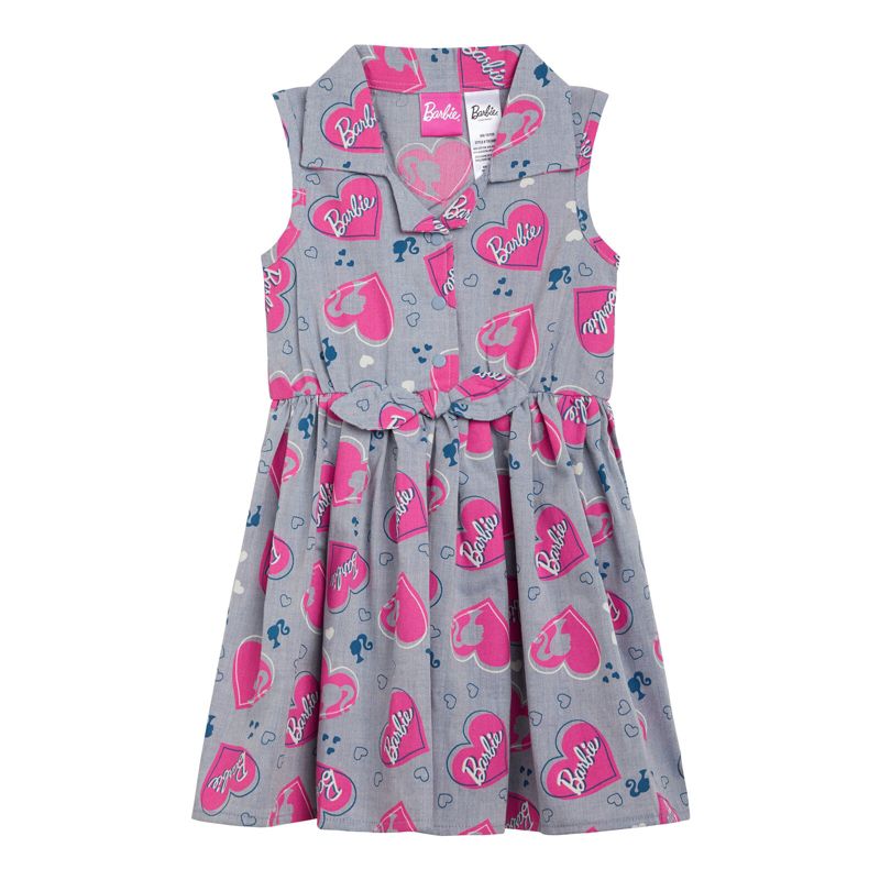Barbie Chambray Dress Sizes (2T - 14-16)