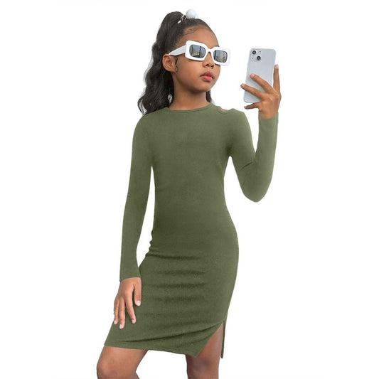 Girls Tennis Dress Golf Outfit Sets Sleeveless Tank Top Skirt with Shorts Pockets