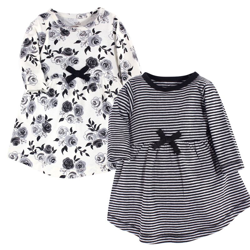 Luvable Friends Touched by Nature Long-Sleeve Dresses 2pk