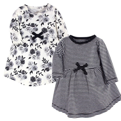 Luvable Friends Touched by Nature Long-Sleeve Dresses 2pk