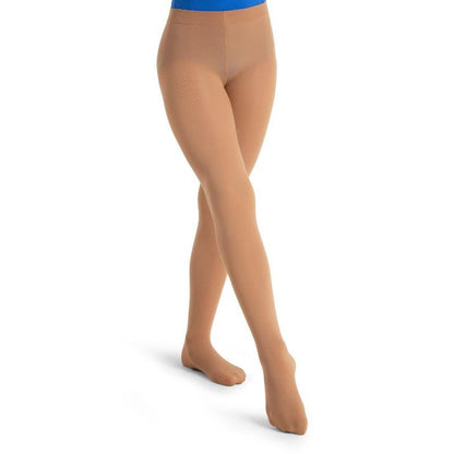 Capezio Ultra Soft Self Knit Waistband Transition Tight - Girls & Toddler