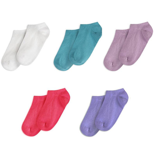 Mightly Kids Organic Cotton Ankle Sports Socks 5-pack