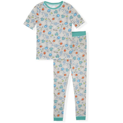 Sleep On It Boys 2-Piece Super Soft Jersey Snug-Fit Pajama Set - Toddler Pajamas to Boys Pajama Sets