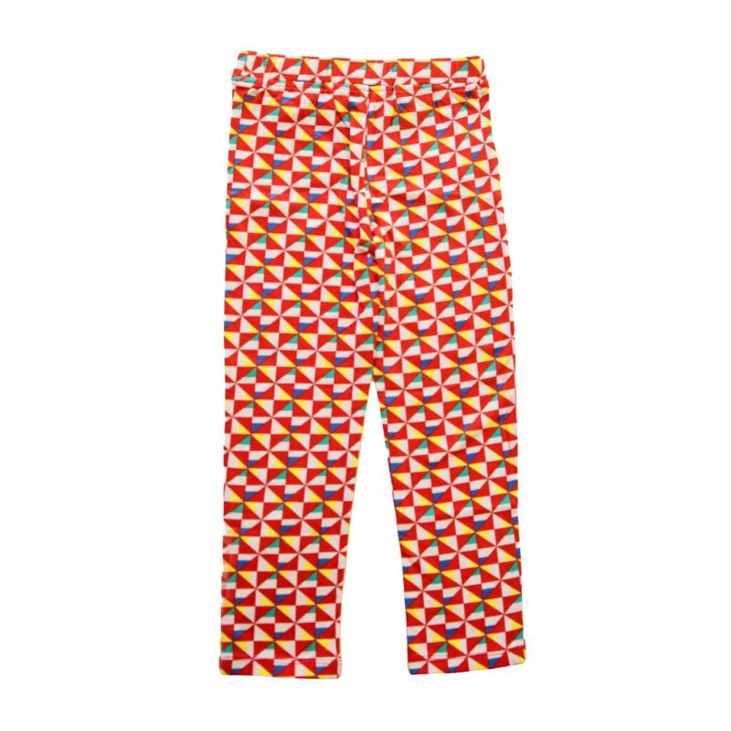 Ola! Otter Girl Leggings - Pinwheel Parade