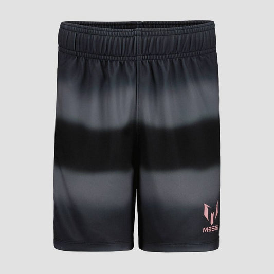Boys' Messi Logo Ombre Tricot Shorts - Black