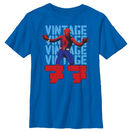 Boy's Spider-Man: Beyond Amazing Vintage 77 T-Shirt
