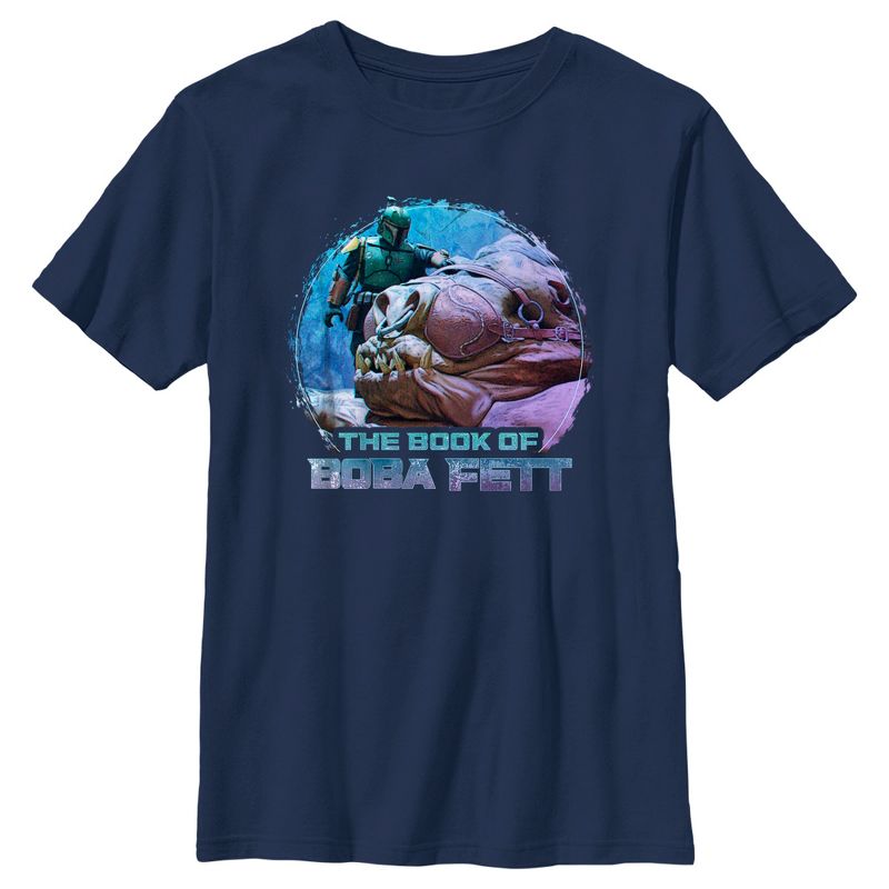 Boy's Star Wars: The Book of Boba Fett Rancor and Boba T-Shirt