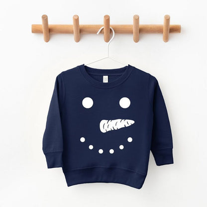 The Juniper Shop Snowman Face Toddler Graphic Sweatshirt