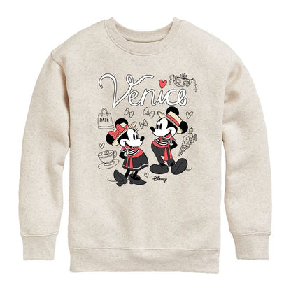 Boys' - Disney - Mickey & Friends Graphic Long Sleeve Fleece Sweatshirt