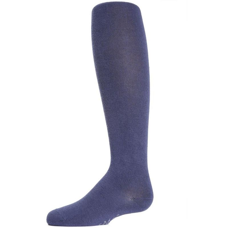 Memoi Girls' Soft Pima Cotton Opaque Tights