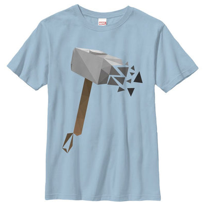 Boy's Marvel Geometric Thor Hammer T-Shirt