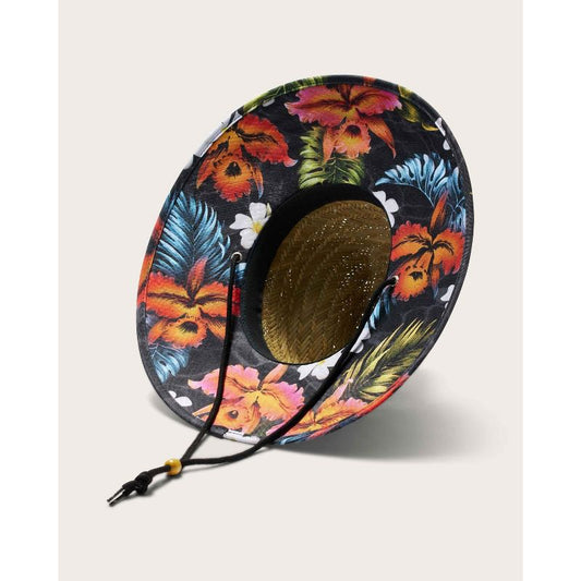 Hemlock Koa Straw Lifeguard Hat Big Kids