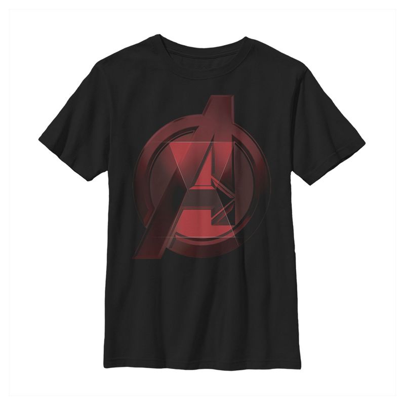 تي شيرت Marvel Black Widow Avenger Symbol للأولاد