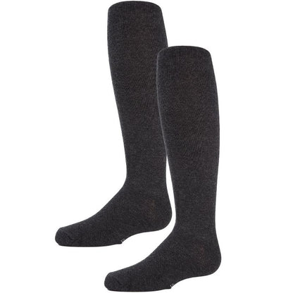 Memoi Girls' 2 Pair Pack Essentials Cotton Tights
