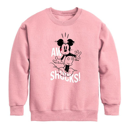 Boys' - Disney - Mickey & Friends Graphic Long Sleeve Fleece Sweatshirt